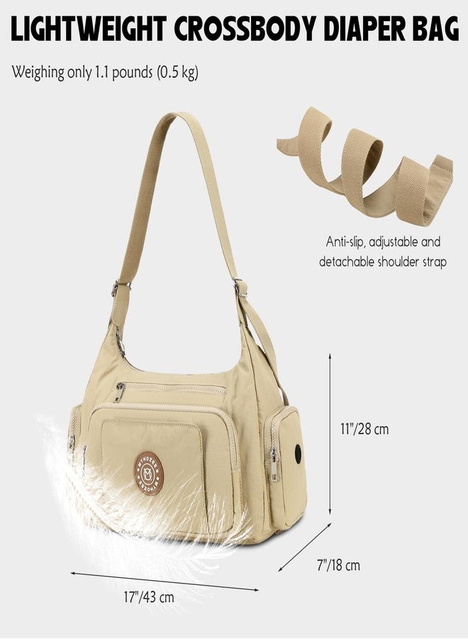 MYHOZEE Puffer Crossbody Bags for Women Mom Large Diaper Bag Purse with Wipes and Trash Dispenser Shoulder Bag Cross Body Purses for Women Nylon Puffy Messenger Bags Women's Handbags Tote Adjustable Strap - Image 4