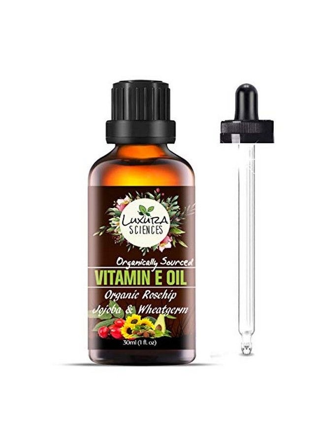 Luxura Sciences - Organic Vitamin E Oil 30Ml.(Specialist Skin Care Oil Dark Spots Skin Brightening Skin Glow Ageing Uneven Skin Tone)Naturally Sourced. - Image 1