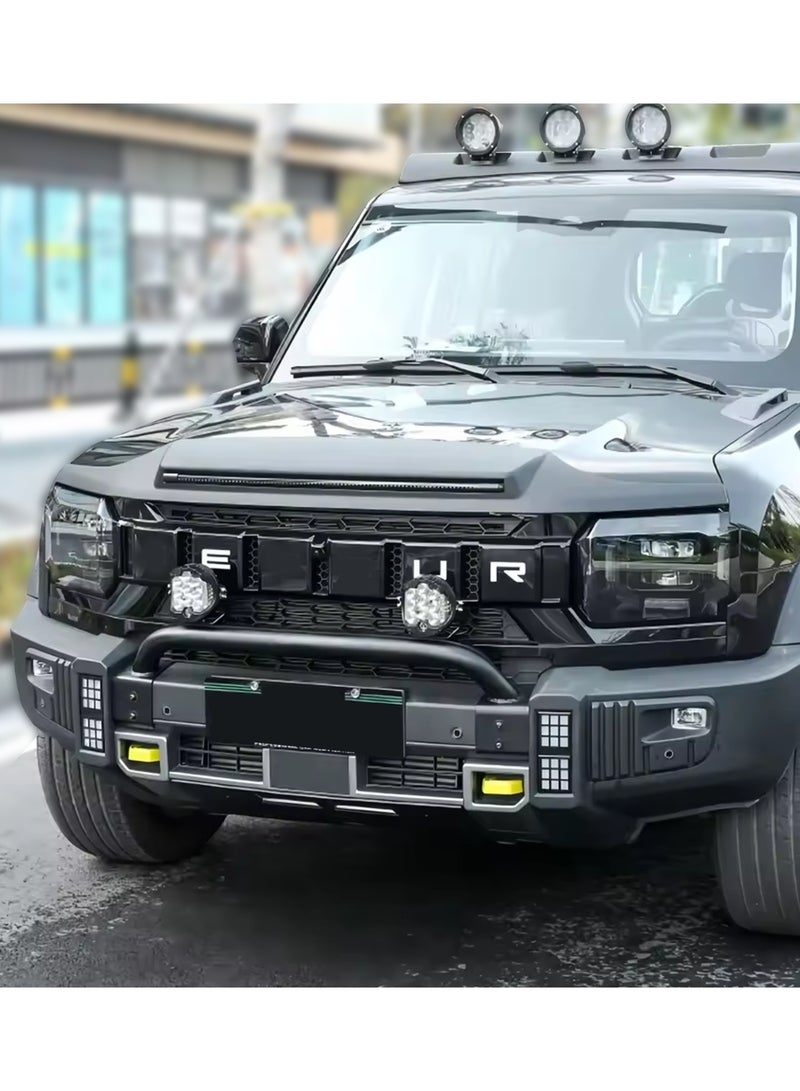 شريط الصدام الأمامي لجيتور T2، ترقية قوية للطرق الوعرة، طرازات 2023 وما بعدها، هيكل معدني - Image 4