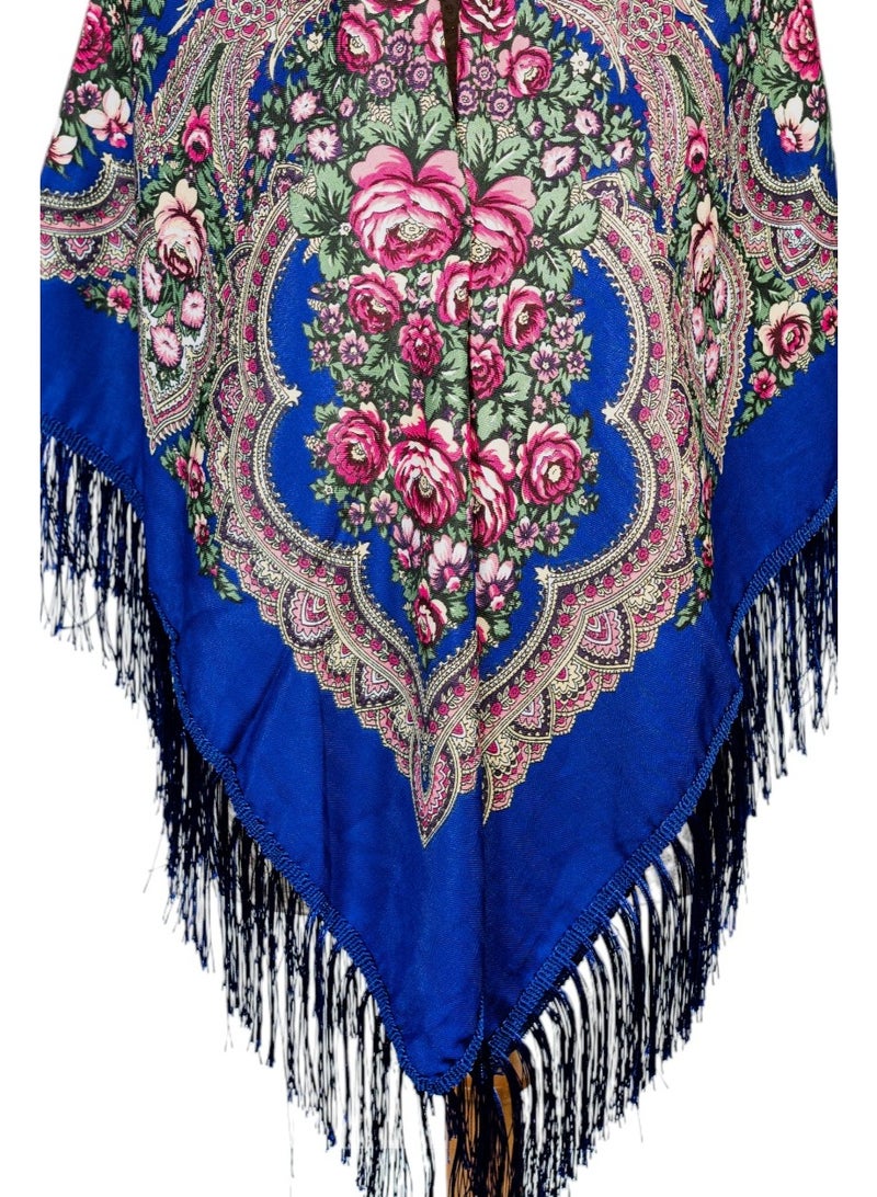 دىدانيالا شال نسائي قطني بشراريب من أوروبا الشرقية من أنيا - Image 5