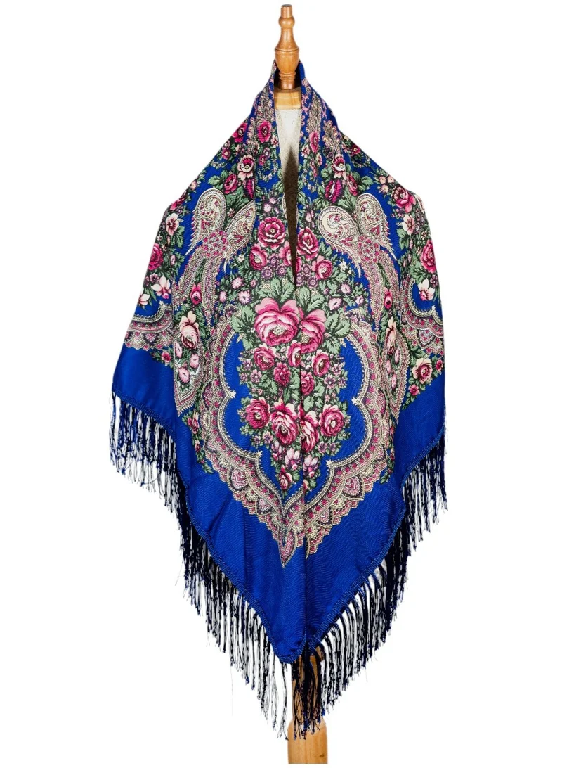 Ania Women's Eastern European Cotton Tassel Shawl