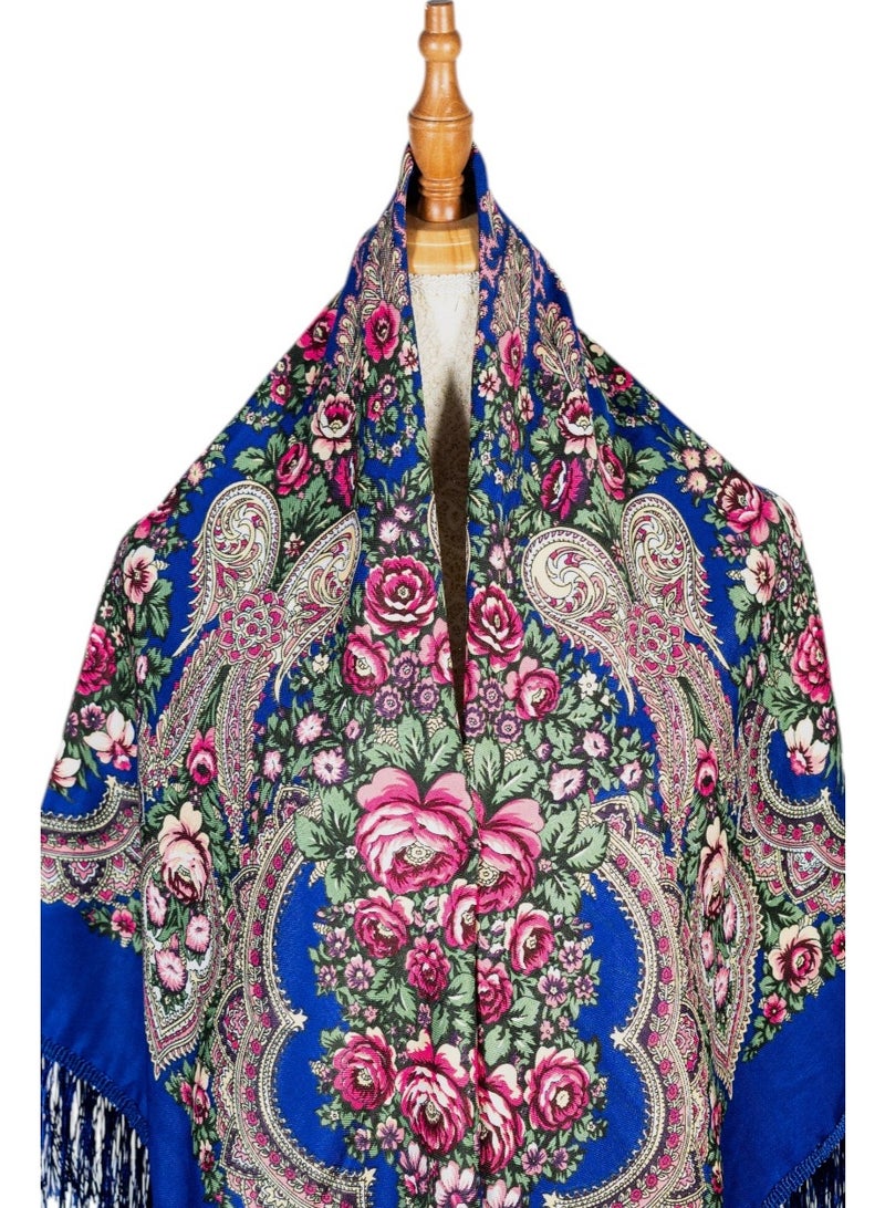 دىدانيالا شال نسائي قطني بشراريب من أوروبا الشرقية من أنيا - Image 3