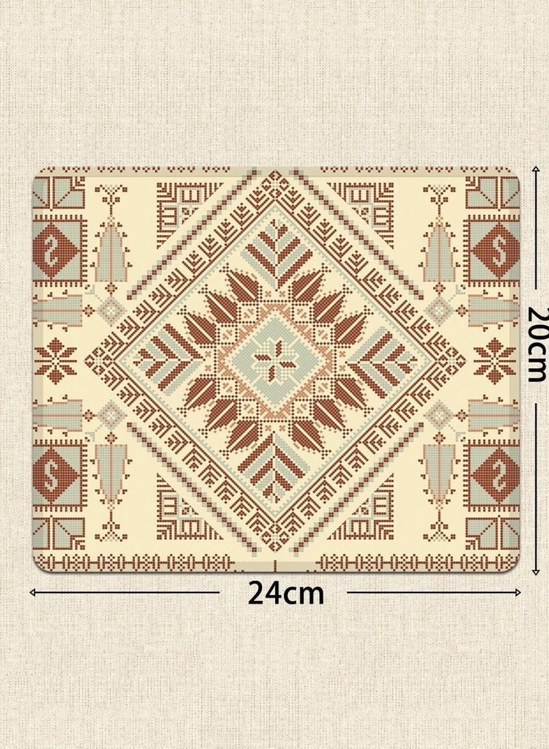 Stylish, Ergonomically Designed Mouse Pad, Size 24*20 cm - Image 1