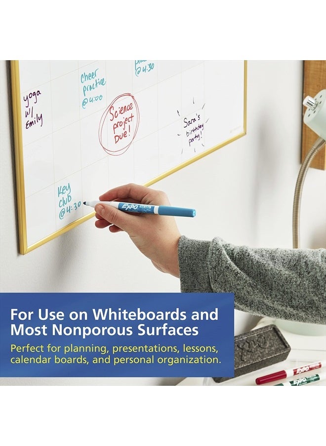 Expo Low Odor Dry Erase Markers, Fine Tip, Black, 36 Count  - Image 2