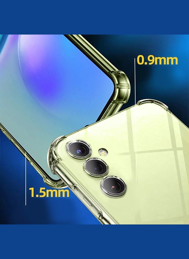 CATANES Samsung Galaxy A05s 5G Gorilla Case Shock-Absorption Flexible Clear TPU Rubber Protective Cell Phone Cover Slim Fit Transparent Protective Case Cover - Image 2