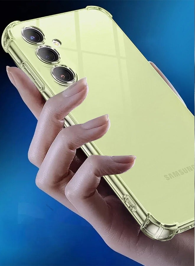CATANES Samsung Galaxy A05s 5G Gorilla Case Shock-Absorption Flexible Clear TPU Rubber Protective Cell Phone Cover Slim Fit Transparent Protective Case Cover - Image 5