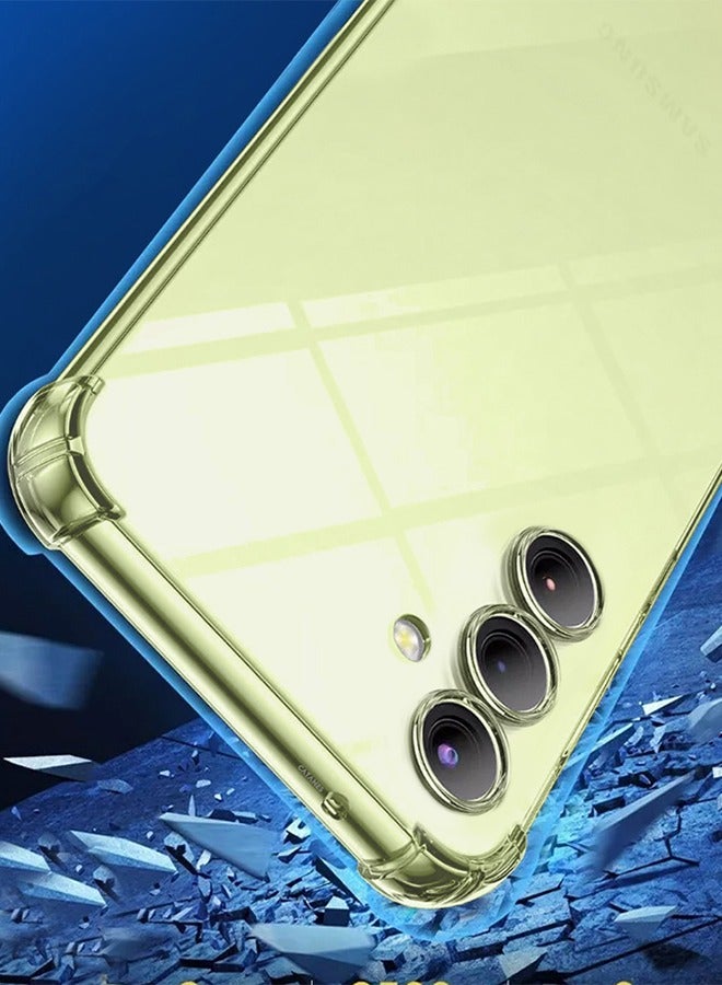 CATANES Samsung Galaxy A05s 5G Gorilla Case Shock-Absorption Flexible Clear TPU Rubber Protective Cell Phone Cover Slim Fit Transparent Protective Case Cover - Image 3