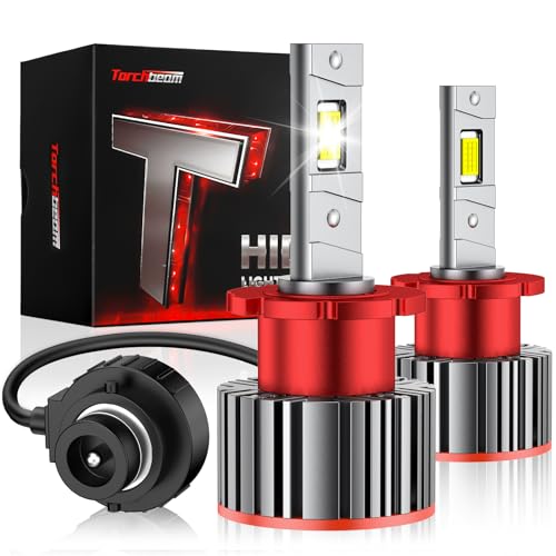 Torchbeam D2S D2R HID Bulbs 30000LM 6000K Cool White 45W Xenon Bulbs 85122 66240 66040 66240CBI Bulbs for HID Assembly Bulb Pack of 2 - Image 1