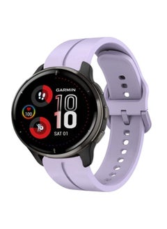 Generic Replacement Strap For Garmin Venu 2 Plus 20mm Loop Silicone Watch Band Purple 