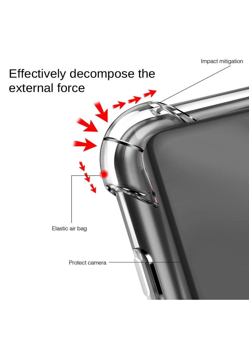 BORTONY Xiaomi 13 Clear Case Cover Shockproof flexible Silicone Bumper Cover Transparent Anti scratch TPU Full Camera Protection designed for  Xiaomi 13 - Image 4