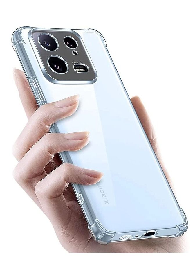 BORTONY Xiaomi 13 Clear Case Cover Shockproof flexible Silicone Bumper Cover Transparent Anti scratch TPU Full Camera Protection designed for  Xiaomi 13 - Image 2