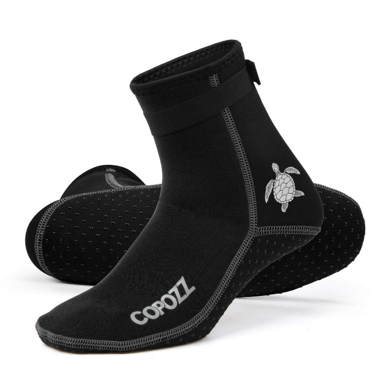 COPOZZ Diving Socks 3mm Neoprene Beach Water Socks-Anti Slip for Snorkel Swim Youth Men Women - Image 1