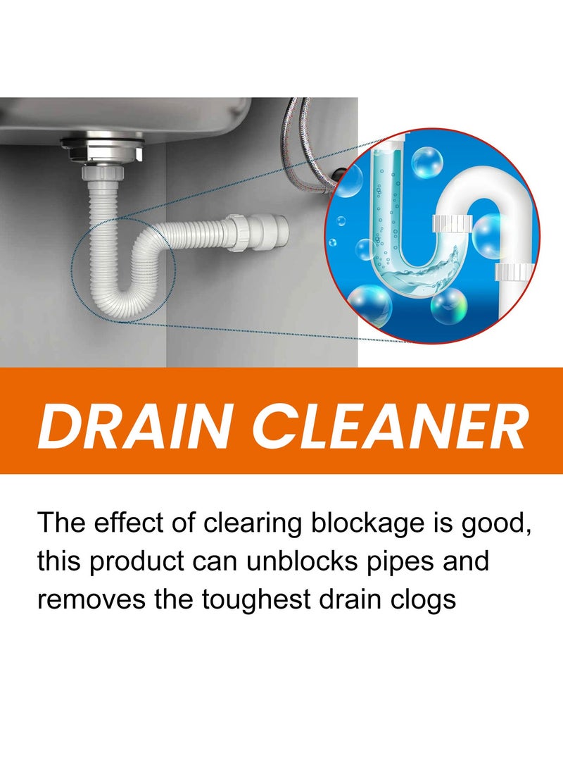 Jakehoe Pipe and Drain Cleaner for Kitchen and Bathroom - Unclogs, Removes Odors, Prevents Clogs, and Cleans Effectively  - Image 4