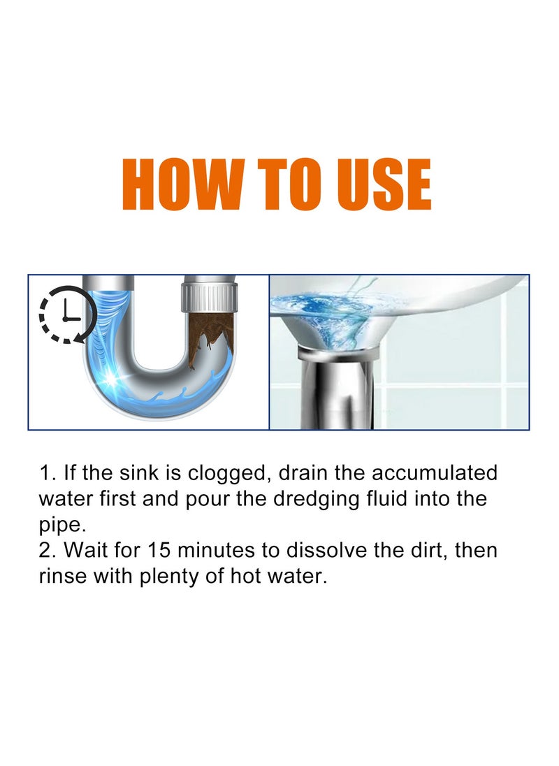 Jakehoe - Pipe and Drain Cleaner for Kitchen and Bathroom - Unclogs, Removes Odors, Prevents Clogs, and Cleans Effectively - Image 1