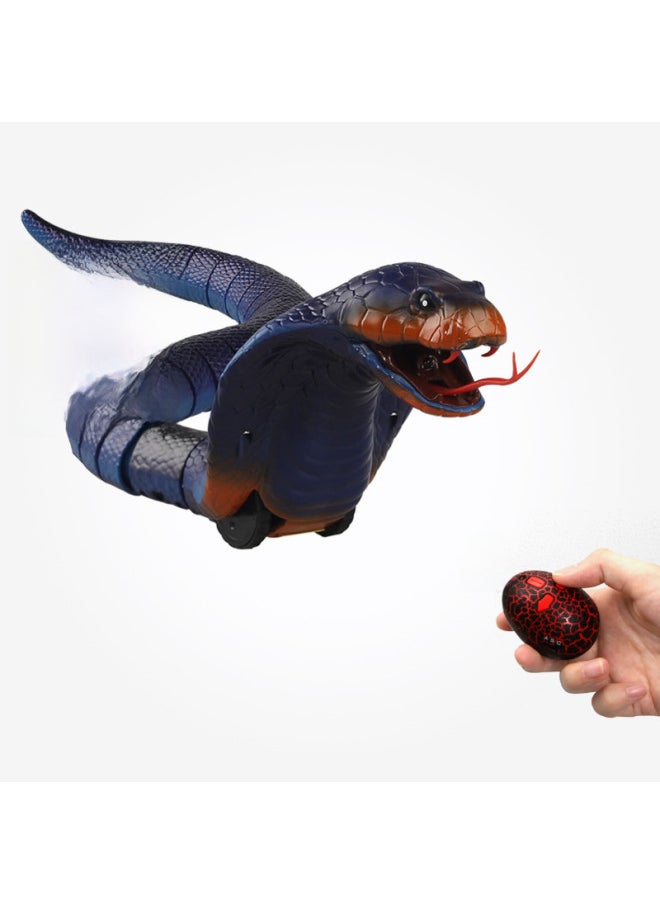 Strange Trick Toy Electric Remote Control Infrared Frequency Simulation Rattlesnake Cobra Remote Control Snake Walking-Color:Remote Control Python 7 707 695g  - Image 3