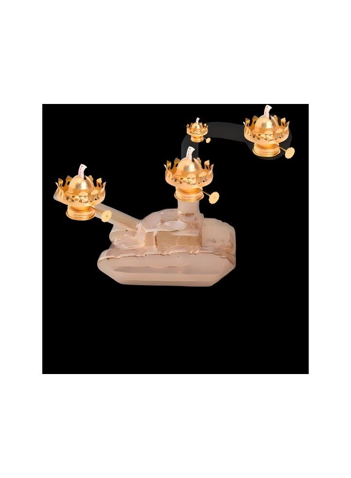 زجاجة شمعة زجاجية مقاومة للحرارة عالية الجودة مصنوعة من بوروسيليكات عالية للاستخدام الطبي وطويل الأمد