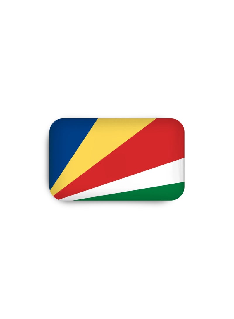 971MEDIA Seychelles Flag Magnetic Badge - Image 2