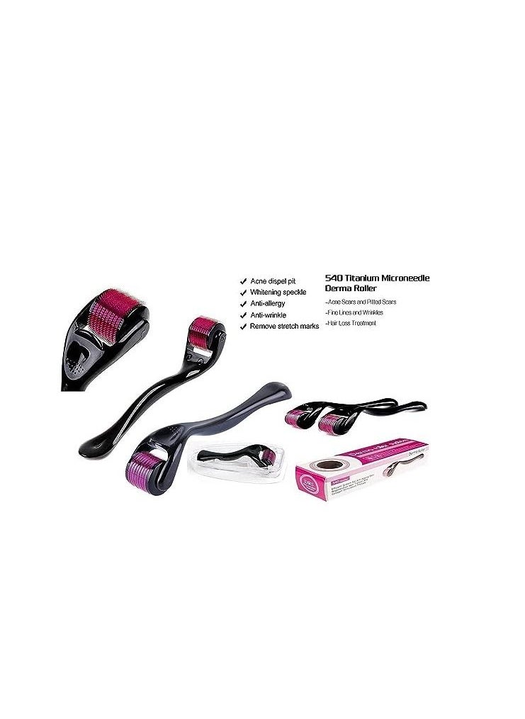 Derma Roller - Derma Roller 540 Microneedle Roller Skin Care System Hair Growth for Women and Men (1mm) - Image 1
