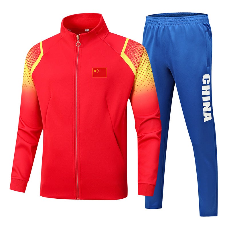 Chinese Team Sportswear Suit Male And Female Students Class Clothes Sports Students Training Referee Group Martial Arts Coach Clothing - Image 4