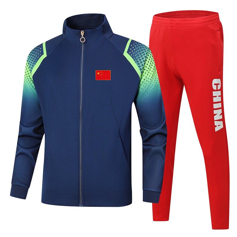 Chinese Team Sportswear Suit Male And Female Students Class Clothes Sports Students Training Referee Group Martial Arts Coach Clothing - Image 3