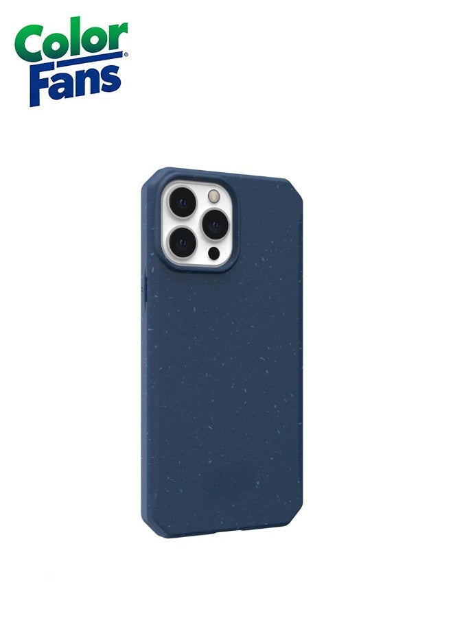 Color Fans - Outback Biodegradable iPhone 14 Pro Case Eco-Friendly Rugged Ultra Slim Protective Cover Blue - Image 1