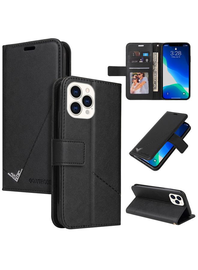The Bros Case For iPhone 13 Pro Max Right Angle Leather Phone Case
