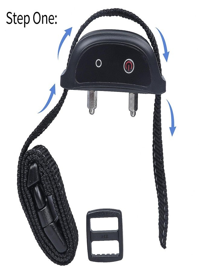 WUJ Reflective Adjustable Replacement Strap for Dog Shock Training Bark Collar, 2 Packs - Image 3