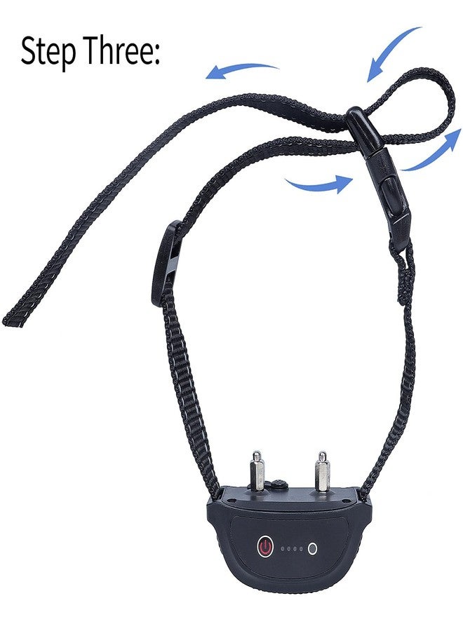 WUJ Reflective Adjustable Replacement Strap for Dog Shock Training Bark Collar, 2 Packs - Image 5