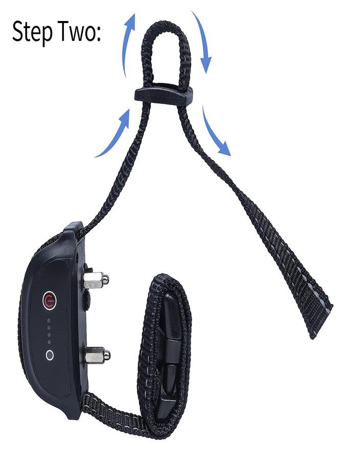 WUJ Reflective Adjustable Replacement Strap for Dog Shock Training Bark Collar, 2 Packs - Image 4