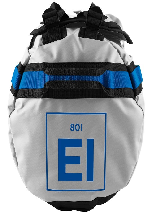Element Equipment Trailhead Duffel Bag Shoulder Straps Waterproof Light Grey/Blue Large - Image 3