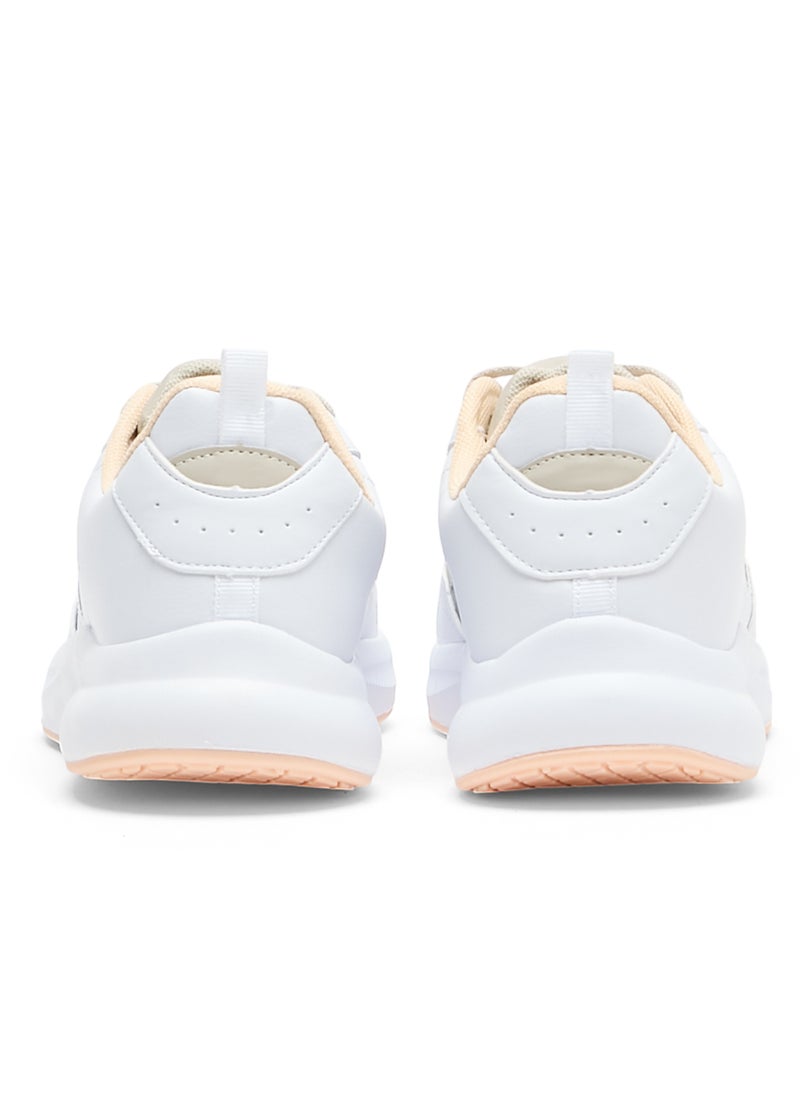 U.S. Polo Assn. Women's White Sneakers - Elegant Design,Comfortable Casual Shoes for Everyday Wear  - Image 4