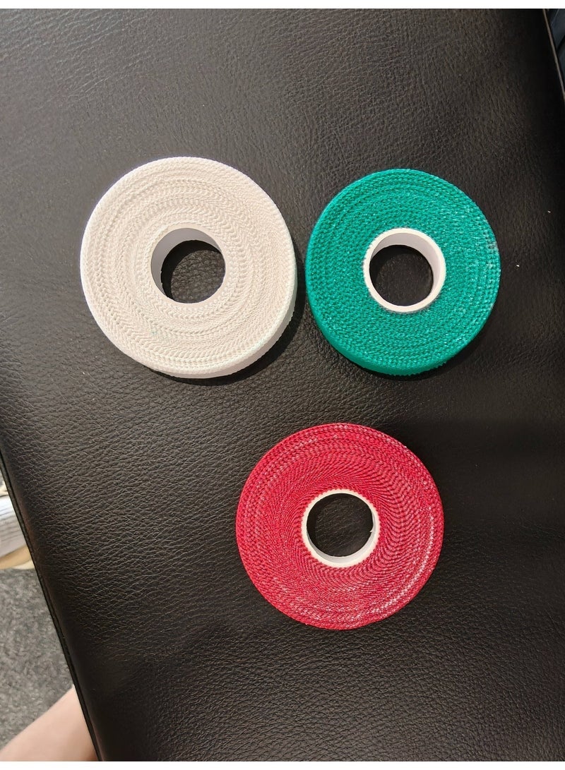 Munyee Hua 3 Rolls Cotton Finger Sports Tape 1.25cm x 13.7m, White Athletic Tape, Latex Free Hot Melt Adhesive, Skin Friendly Finger Joint Protection Tape for Climbing, BJJ, Taekwondo, Golf, Gym Training, Padel, Badminton and Fishing - Image 3