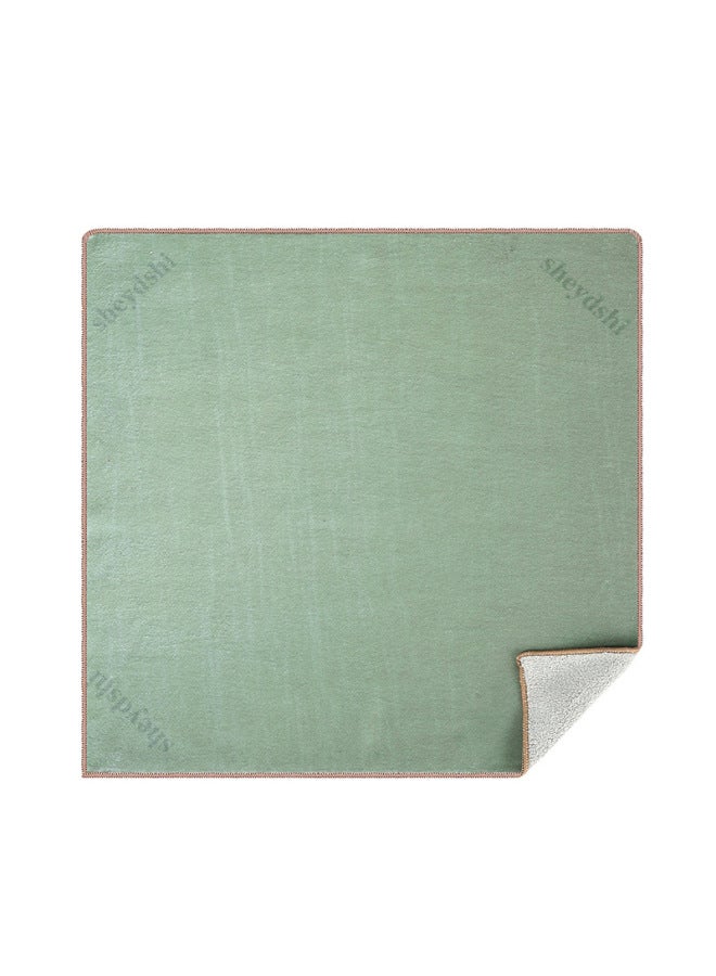 Camera Wrapping Cloth Hundred Patch Cloth Folding Cloth Self-adhesive Cloth Micro Single SLR Storage Cloth Magic Cloth Lens Protective Bag-Color:Matcha Green-Size:550*550  - Image 1