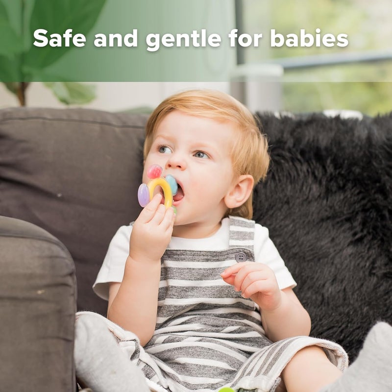 Haakaa Silicone Ferris Wheel Teether  Freezer Teething Toy for Babies 36 Months  Safe Soothing Cold Relief  BPA Free Silicone 1 Pack - Image 4