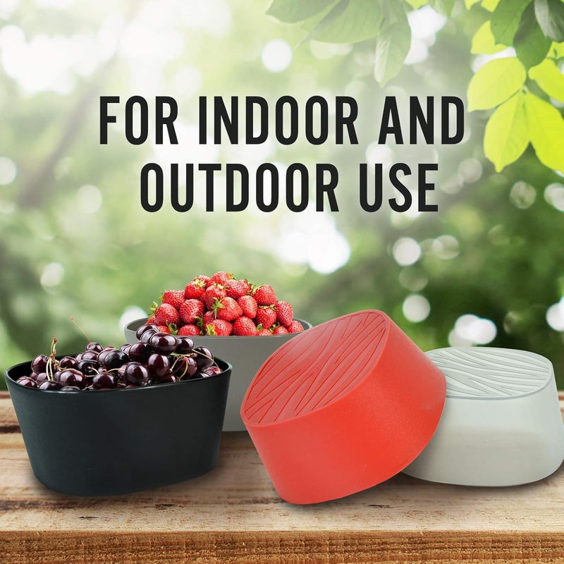 Mueller Snack Bowls Salad and Rice Bowls Set of 4 European Made Cereal Bowl for Kids ShatterProof NonToxic Dishwasher Safe Halloween Party Bowl 1QT Colorful 4 Pack - Image 5