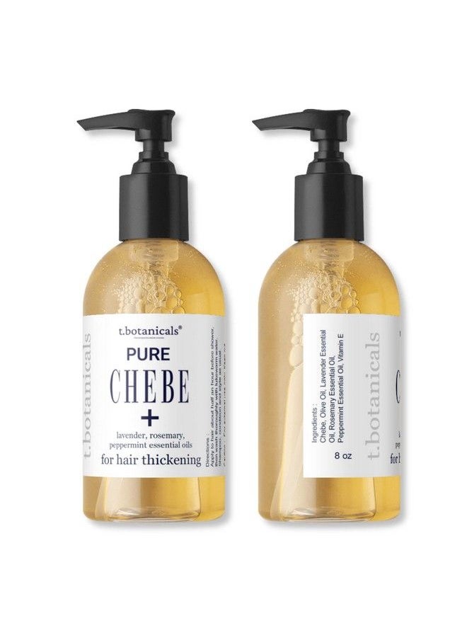 t.botanicals - Pure Chebe Oil For Hair Growth Chebe Hair Serum With Lavender Rosemary Peppermint Essential Oils Concentrated Hair Growth Formula (8 Oz.) - Image 1