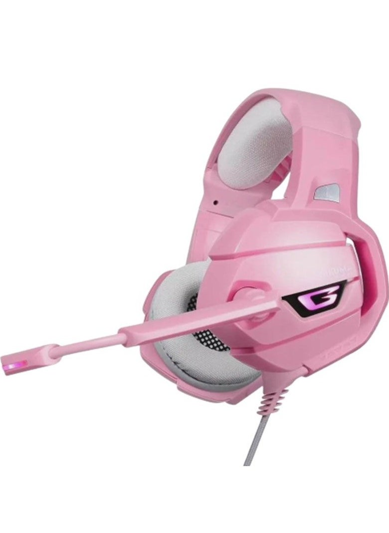 onikuma HEADPHONE/ONIKUMA/K5 PINK  - Image 1