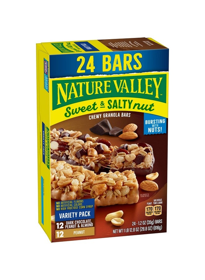 Nature Valley Nature Valley Granola Bars, Sweet and Salty Nut, Variety Pack, 24 Bars, 28.8 OZ  - Image 1