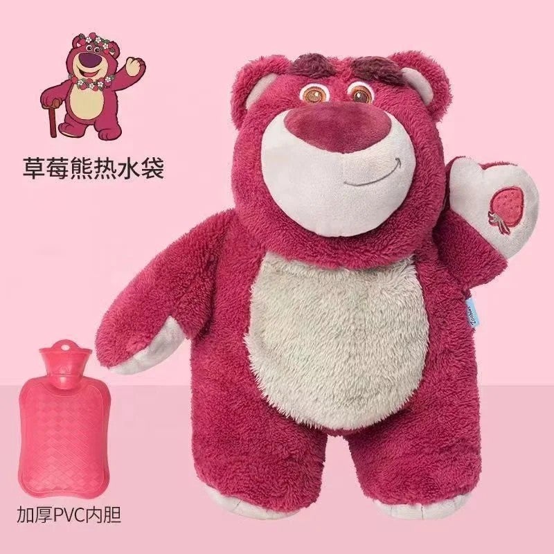 Bluejw New Plush Stitch Warm Heating Pad Toy – Soft Knitted Plush Animal Hot Water Bottle for Kids, Cozy Hand & Feet Warmer, Cute Plush Toys for Comfort and Relaxation - Image 5