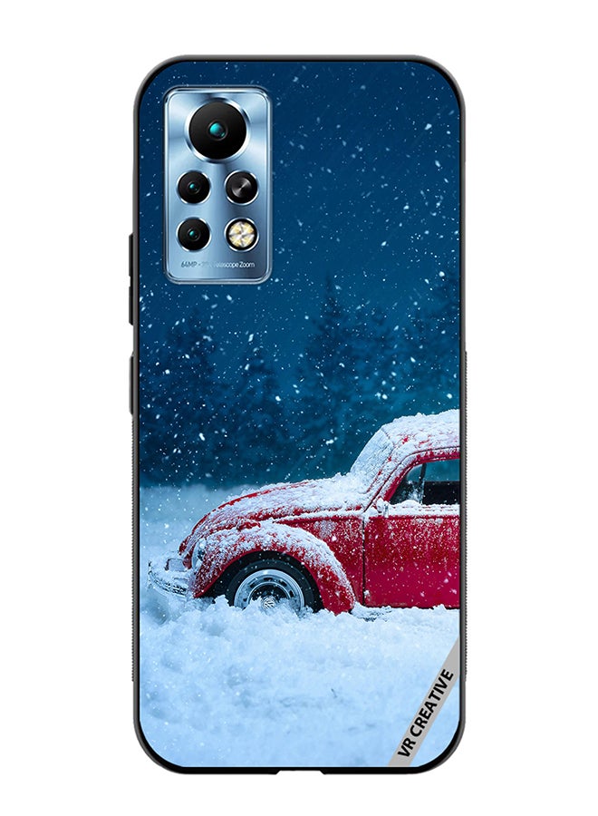 VR CREATIVE Protective Case Cover For Infinix Note 11 Pro Christmas Car Design Multicolour - Image 1
