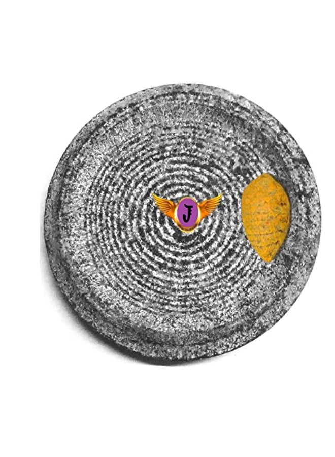 Jayam Traditional Sandalwood Turmeric Grinding Rubbing Stone CIRCLE… - Image 1