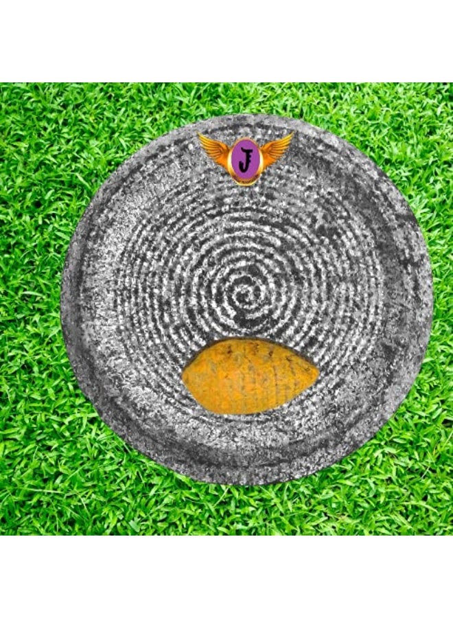 Jayam Traditional Sandalwood Turmeric Grinding Rubbing Stone CIRCLE… - Image 3