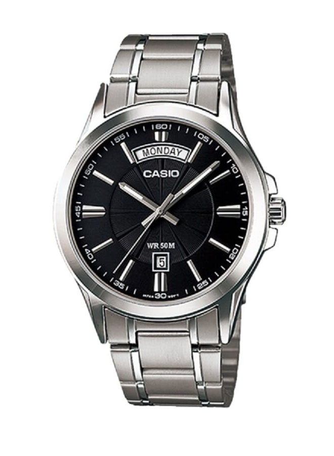 CASIO Stainless Steel Analog Wrist Watch MTP-1381D-1AVDF - Image 1
