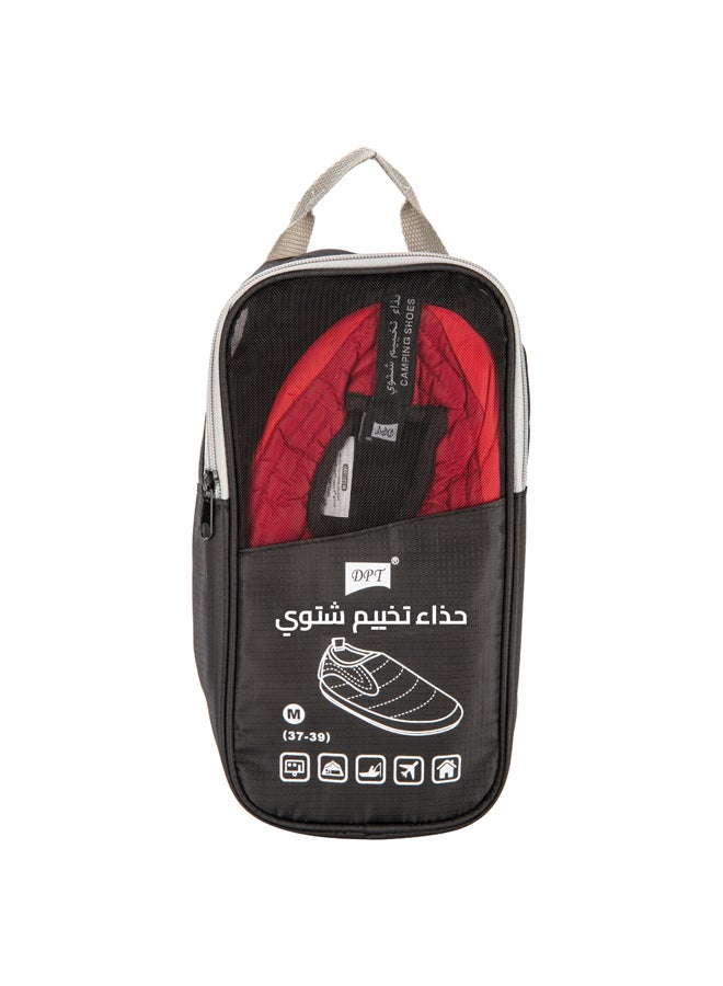 DPT Heated Foot Warmer, Camping and Hiking Shoes, Red, Size 37-39 - Image 4