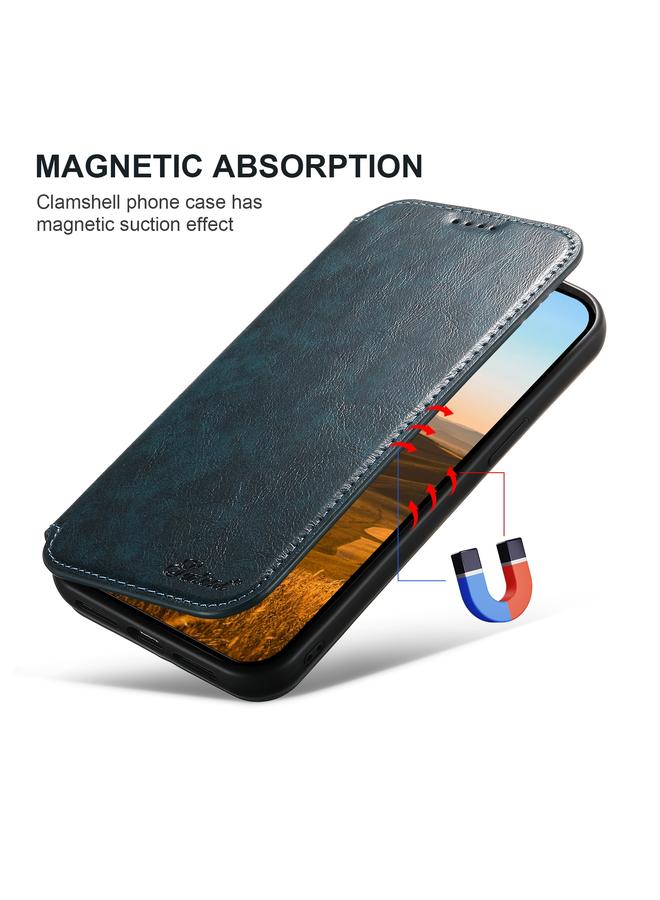 Suteni Case For iPhone 16 Pro J05 Leather Magnetic MagSafe Phone Case - Image 2