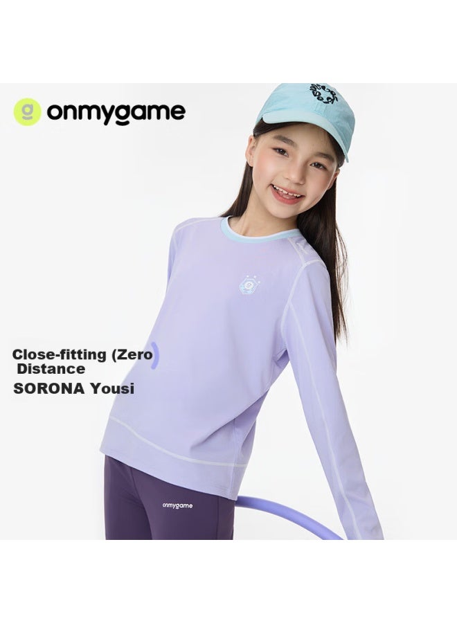 Onmygame Genius Academy Yokesi Kids Long Sleeve T-shirt Autumn Loose Sports Top Off-white 130 - Image 2