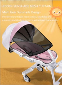 Arabest Two Way Fast Folding Stroller Lightweight and Portable Travel Stroller Baby Stroller White/Pink  - Image 5