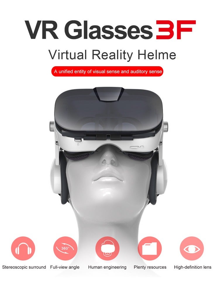 نظارة الواقع الافتراضي FiiT VR 3F، خوذة محايدة للواقع الافتراضي، نظارات ثلاثية الأبعاد للألعاب مع سماعات ستيريو وصوت محيطي. - Image 1