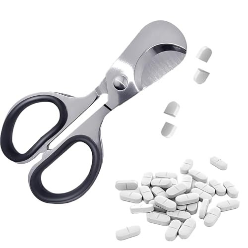 INIMAGINE Medicine Cutter for Pills, Tablet Cutter for Small Tablets, Pill Cutter for Tablets of Any Size, Medicine Organizer, Medicine Box, Durable Plastics for Home, Medical, and Travel Use - Image 1