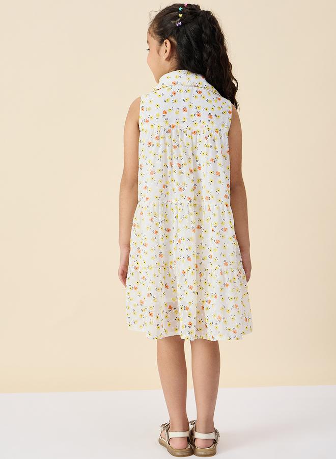 ستايلو بج فستان قميص بطبعة ديتسي من ستايلو باغ بأزرار - Image 4